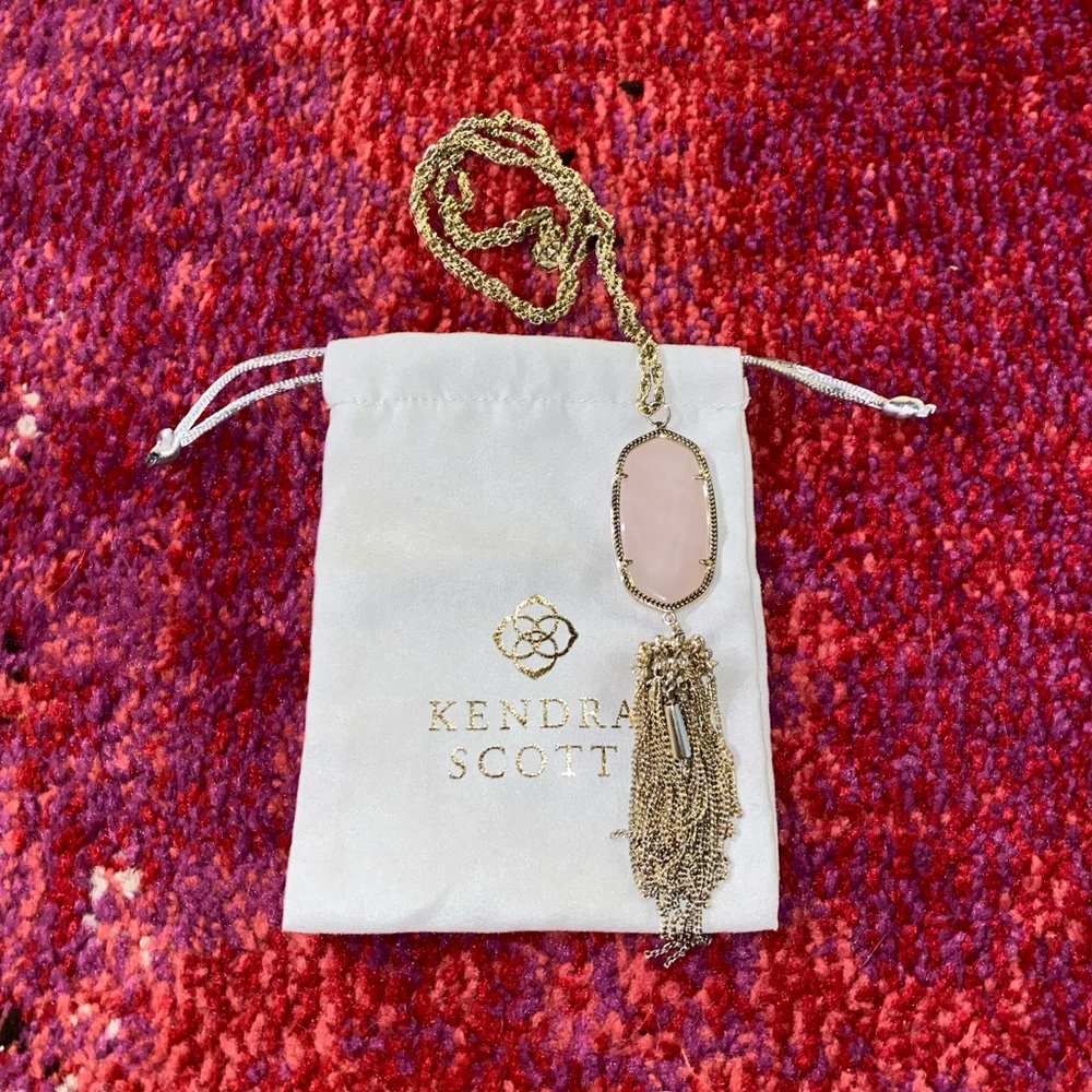 Kendra Scott Rayne Gold Long Pendant Necklace